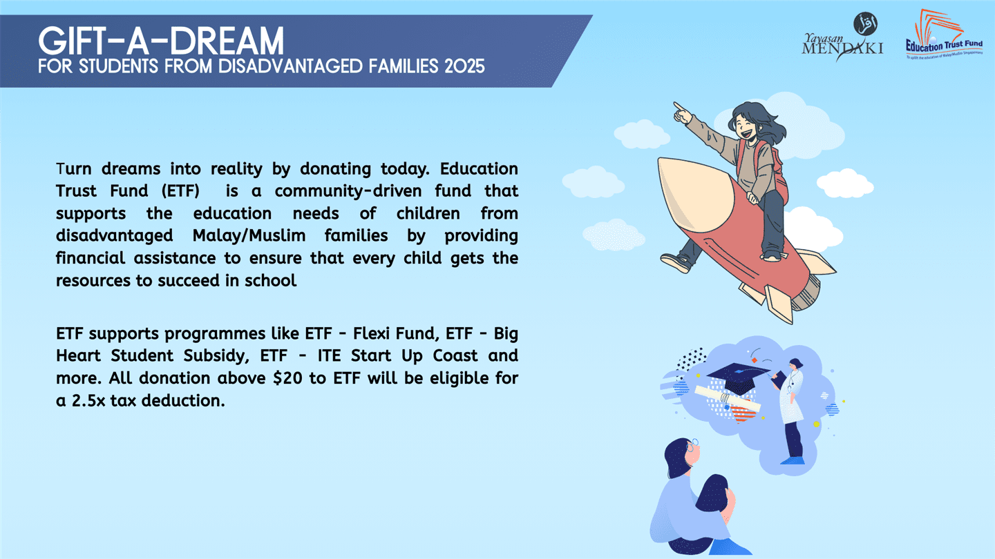 (English) Gift-a-Dream for students from disadvantaged families 2025